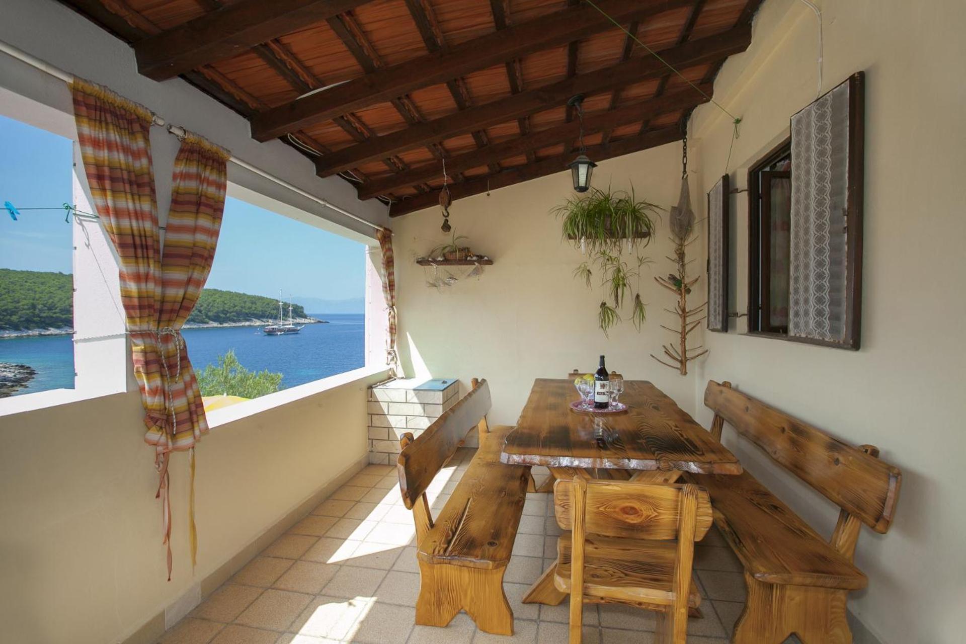 Villa Bistrana - 15m from sea Vela Luka Exteriör bild